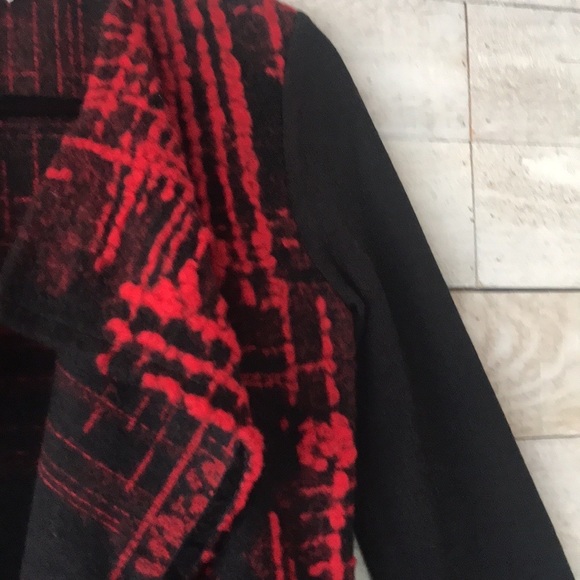 Felted wool open waterfall cardigan - Picture 5 of 12